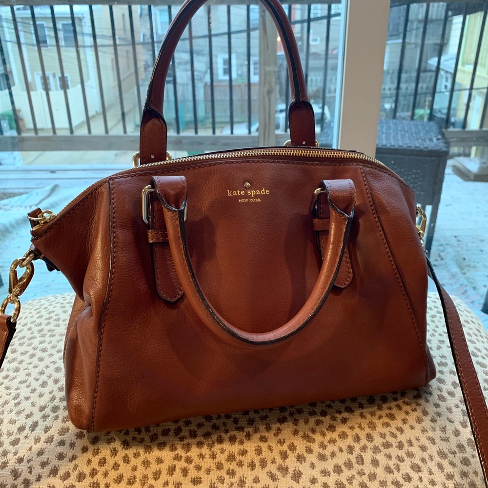Kate Spade cross body brown purse